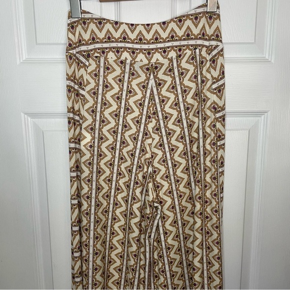 Farm Rio x Anthropologie Wide Leg Geometric Palazzo Pants Extra Small - Picture 6 of 10